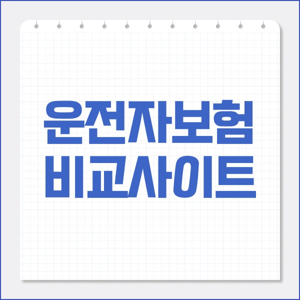 운전자보험비교사이트 가격 추천, 보험료보다 먼저 살펴볼 보장 기준