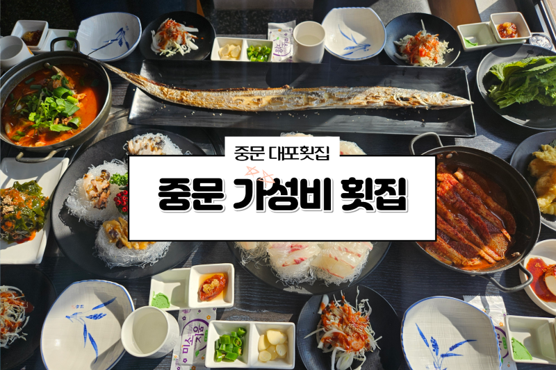 제주 신라호텔 근처 맛집 서귀포 횟집 대포항 모듬회 후기
