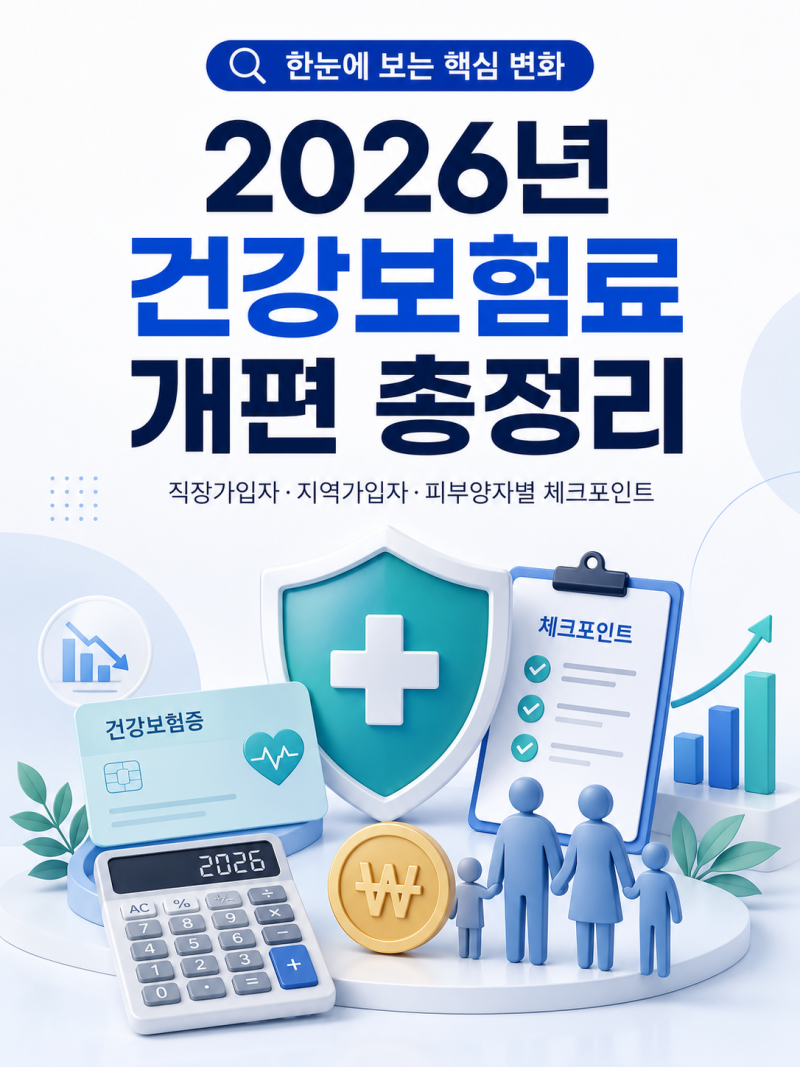 2026년 건강보험료 상한액 612만 원 조정, 내가 알아야 할 핵심 포인트?