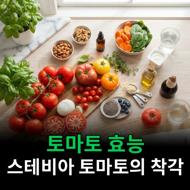 토마토 효능 스테비아 토마토가 건강식인 줄 알았던 착각