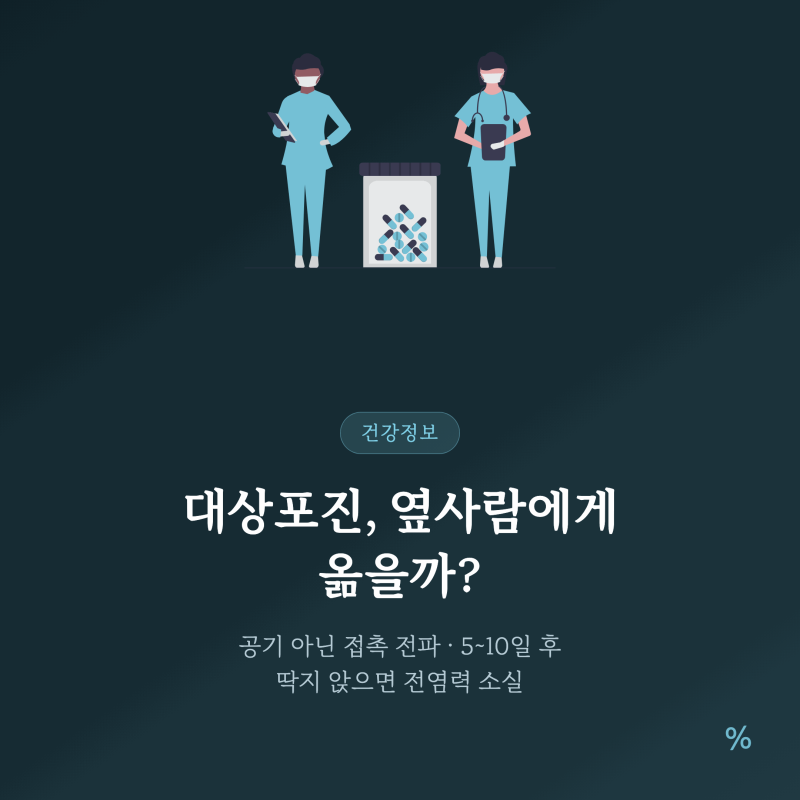 대상포진전염성 여부와 감염경로