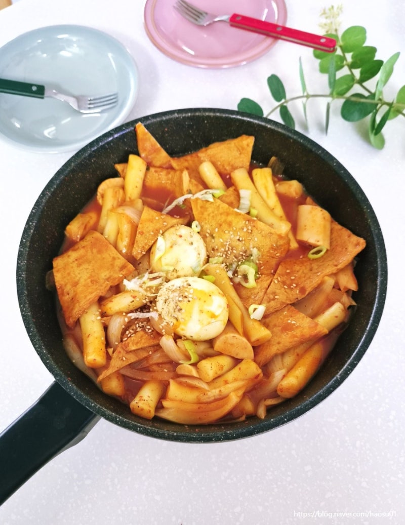 분식집 떡볶이 황금 레시피 밀떡볶이 소스 만들기 아이들 방학 간식
