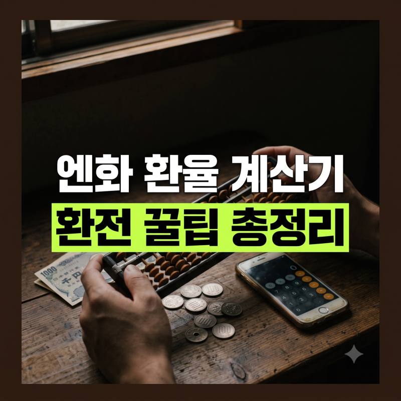 엔화 환율 환전 계산기 총정리