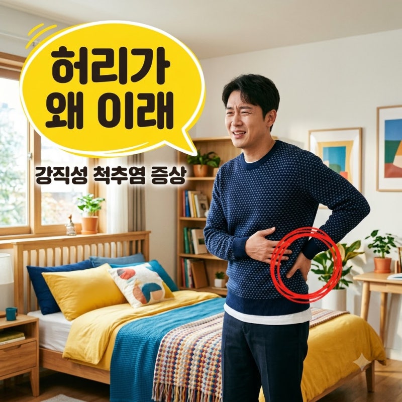 강직성 척추염 증상 체크리스트 | 아침 허리 통증 원인은?