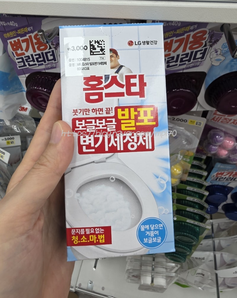 "다이소에서 나만 빼고 다들 이거 쓰고 있었어요?" 홈스타 발포세정제 2종