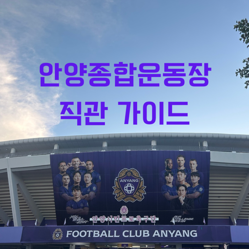 FC안양 안양종합운동장 직관 가이드