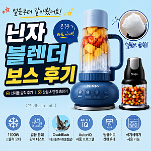 닌자 블렌더 보스 추천 단점부터 사용법 얼음 갈리는 컵까지 공구로 주문한 솔직 후기