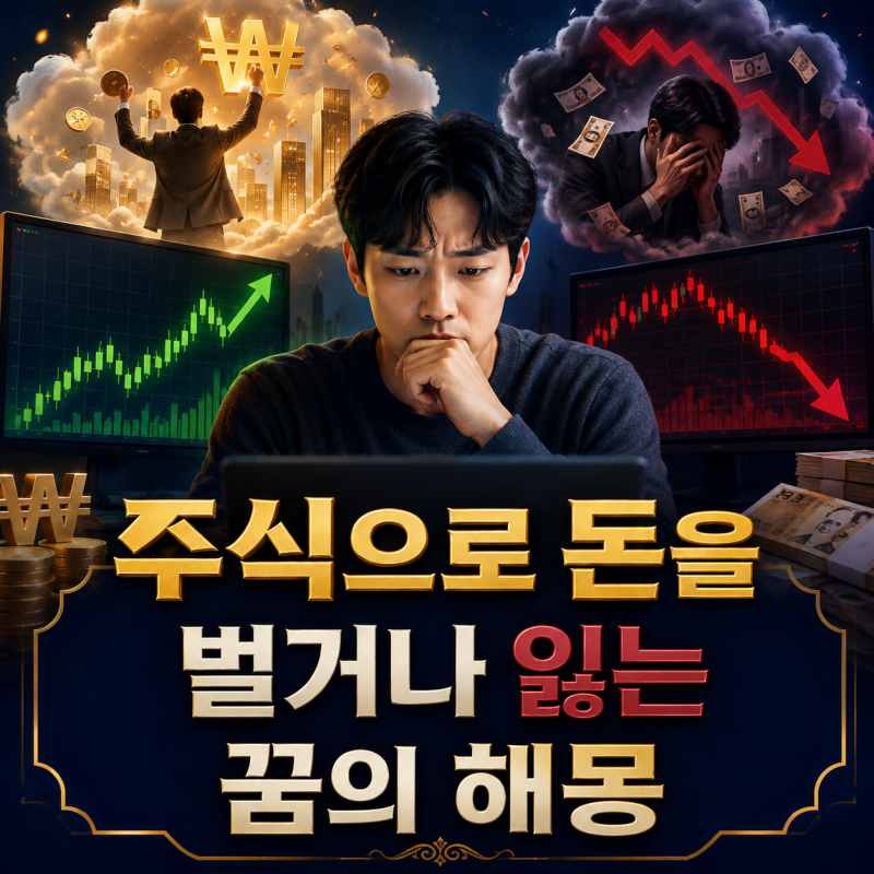 주식으로 돈을 벌거나 잃는 꿈의 해몽