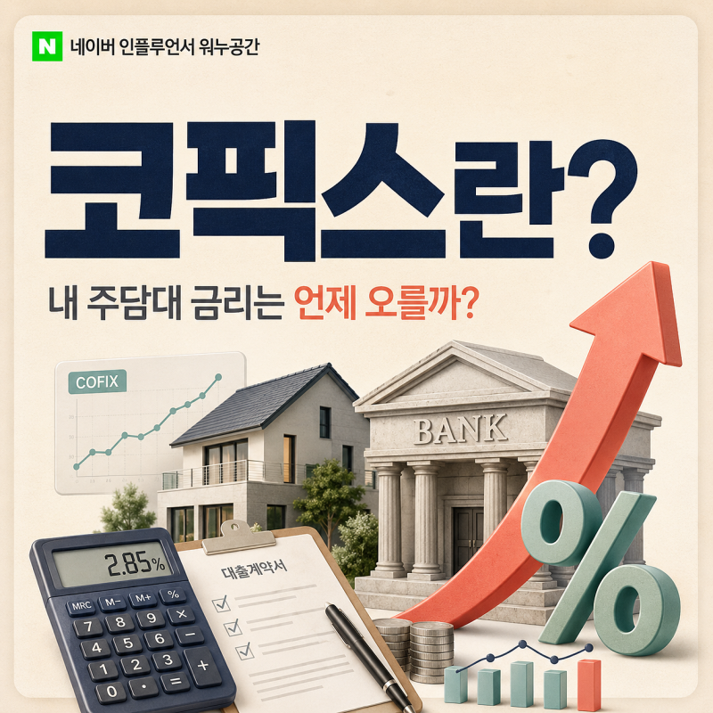 코픽스란? 기준금리가 올랐는데 내 변동형 주담대 금리는 언제부터 오를까?