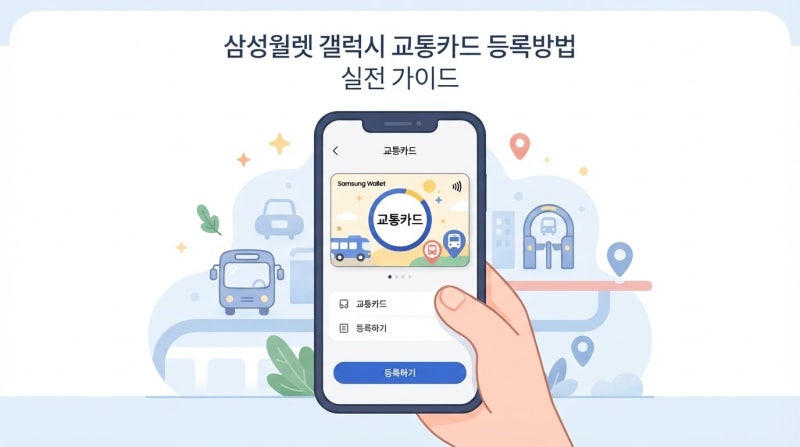 교통카드 고민 끝, 삼성월렛 갤럭시 교통카드 등록방법 실전 가이드 4가지