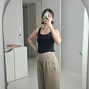 임산부 요가바지 추천  키 큰 임산부도 편한 하렘팬츠, 임신 14주 실착 후기
