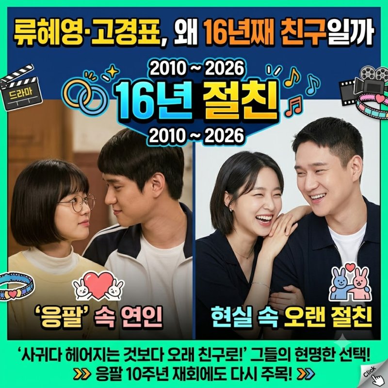 류혜영·고경표, 왜 16년째 친구일까