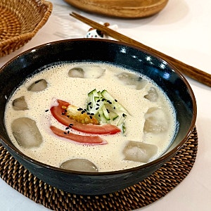 두부콩국수 콩국수 만들기 두부요리 땅콩버터 다이어트음식