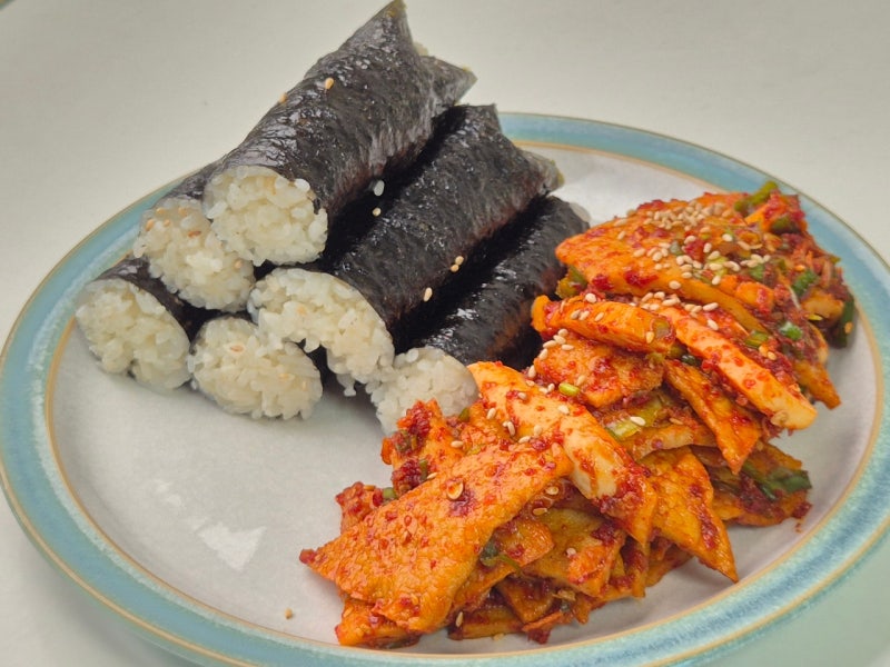 언니네 산지 직송 3 충무김밥 만들기 충무김밥 오징어무침 어묵 무침이 킥이에요