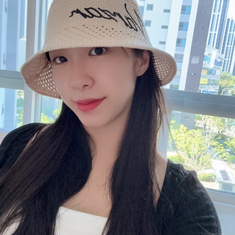 여름코디에 딱 좋은 바잘 버킷햇, 펀칭 니트 버킷햇 착용 후기