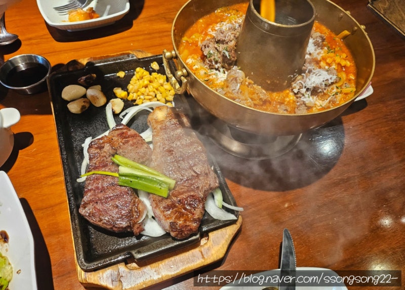 [경기남부/화성] 동탄 북광장 양식 맛집 추천, 황제 스테이크 먹으러 가요~ | 이화옥 스테이크....