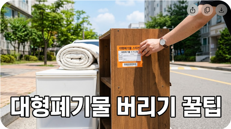 대형폐기물 스티커 발급과 온라인 신고 배출 절차 핵심 정리