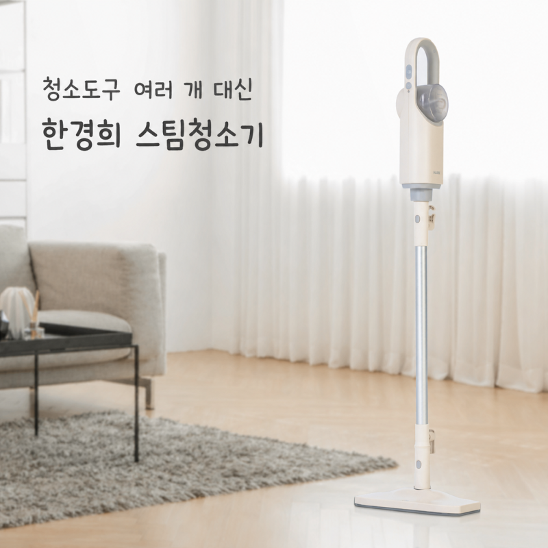 청소도구 여러 개 대신 한경희 스팀청소기 하나면 될까요?