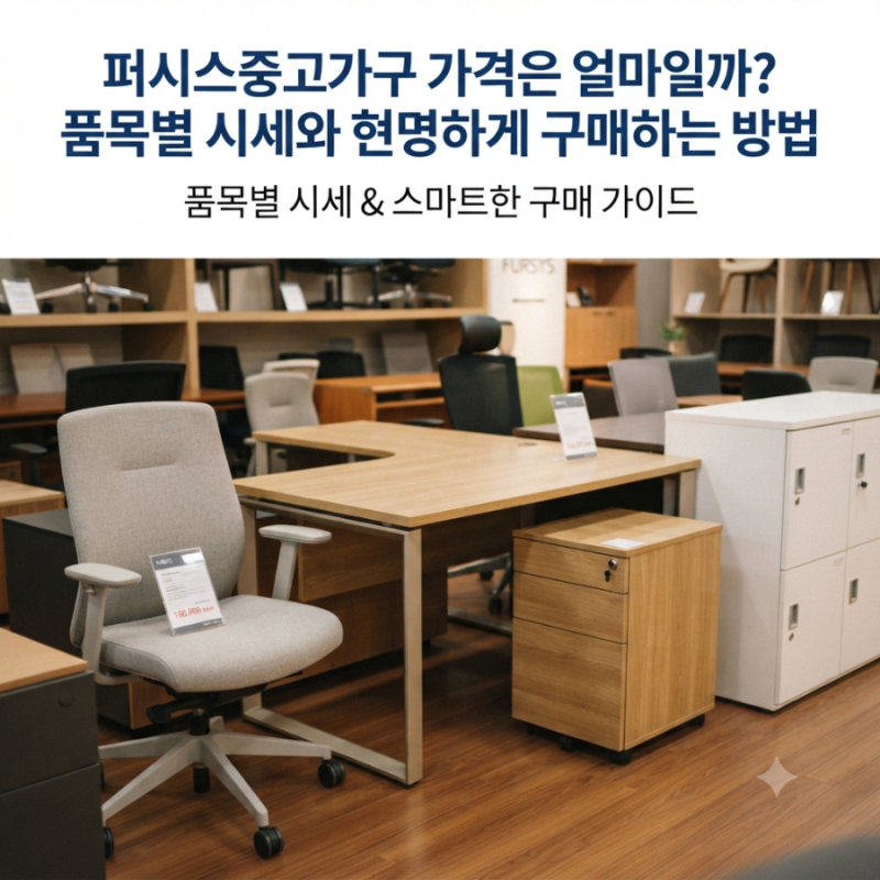 퍼시스중고가구 가격은 얼마일까? 품목별 시세와 현명하게 구매하는 방법