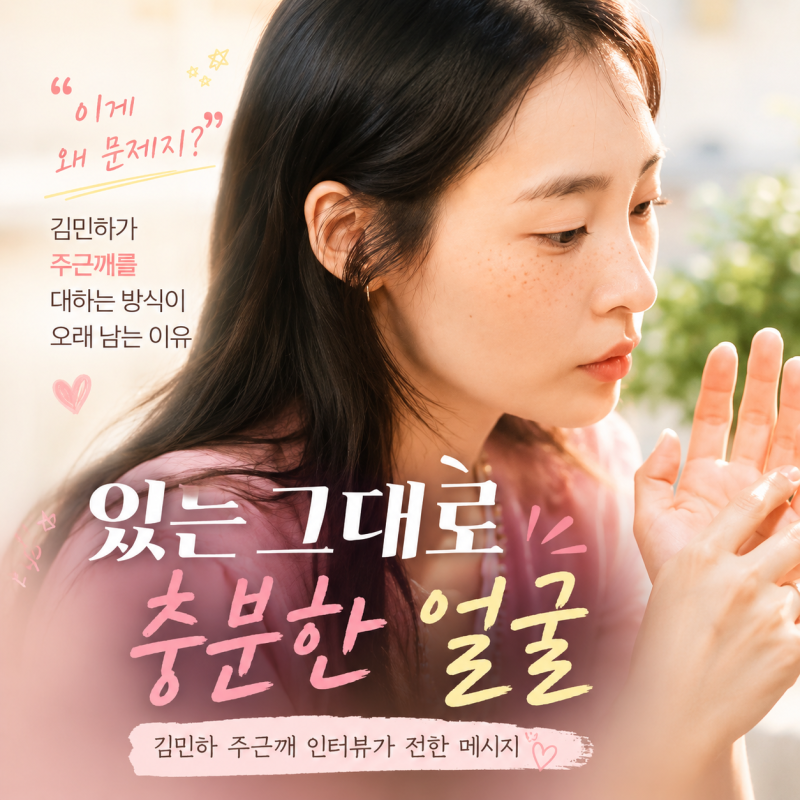 “이게 왜 문제지?”…김민하가 주근깨를 대하는 방식이 오래 남는 이유