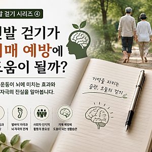 맨발 걷기가 치매 예방에 도움이 될까?