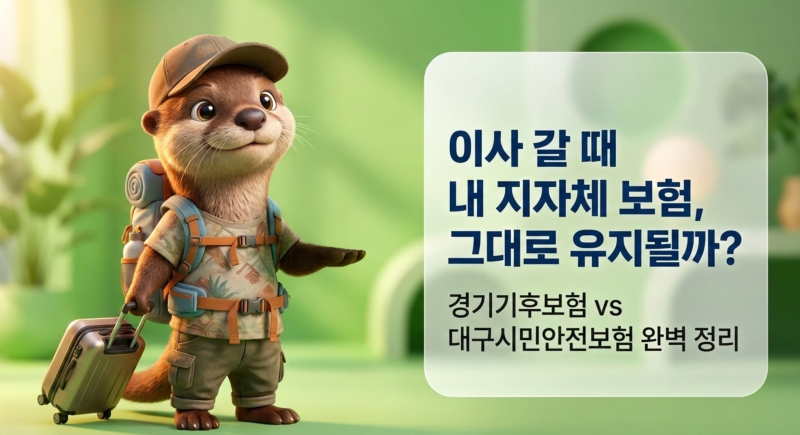 경기도에서 대구로 이사 오신다면? 기후보험 대신 챙겨야 할 '대구시민안전보험' 완벽 정리