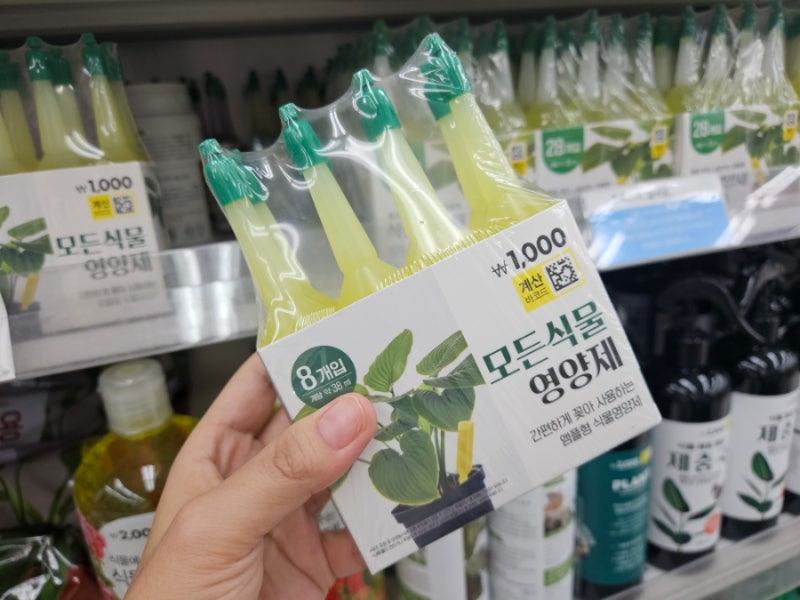 식집사들이 환장한다는 다이소 "모든식물영양제" 사용해봤더니