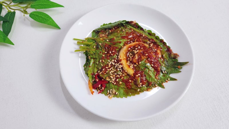 정호영 깻잎김치 만드는법, 깻잎요리 비법 깻잎 무침 양념장 레시피 깻잎반찬