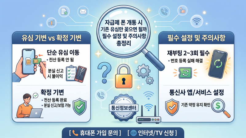 자급제 폰 개통 시 기존 유심만 꽂으면 될까 필수 설정 및 주의사항 총정리