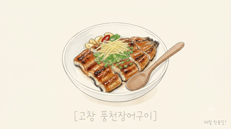 고창 풍천장어구이, 지역 음식의 근거와 가정식 그릴 조리법