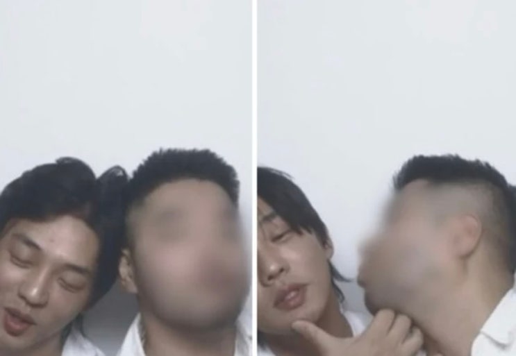<b>유아인</b> 근황, 남성 지인과 ‘<b>볼뽀뽀</b>’ 사진 화제 연예계 복귀 신호....