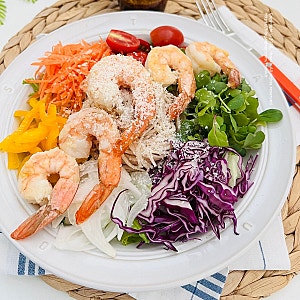 샐러드파스타 레시피 소스가 맛있는 다이어트 냉파스타 만들기