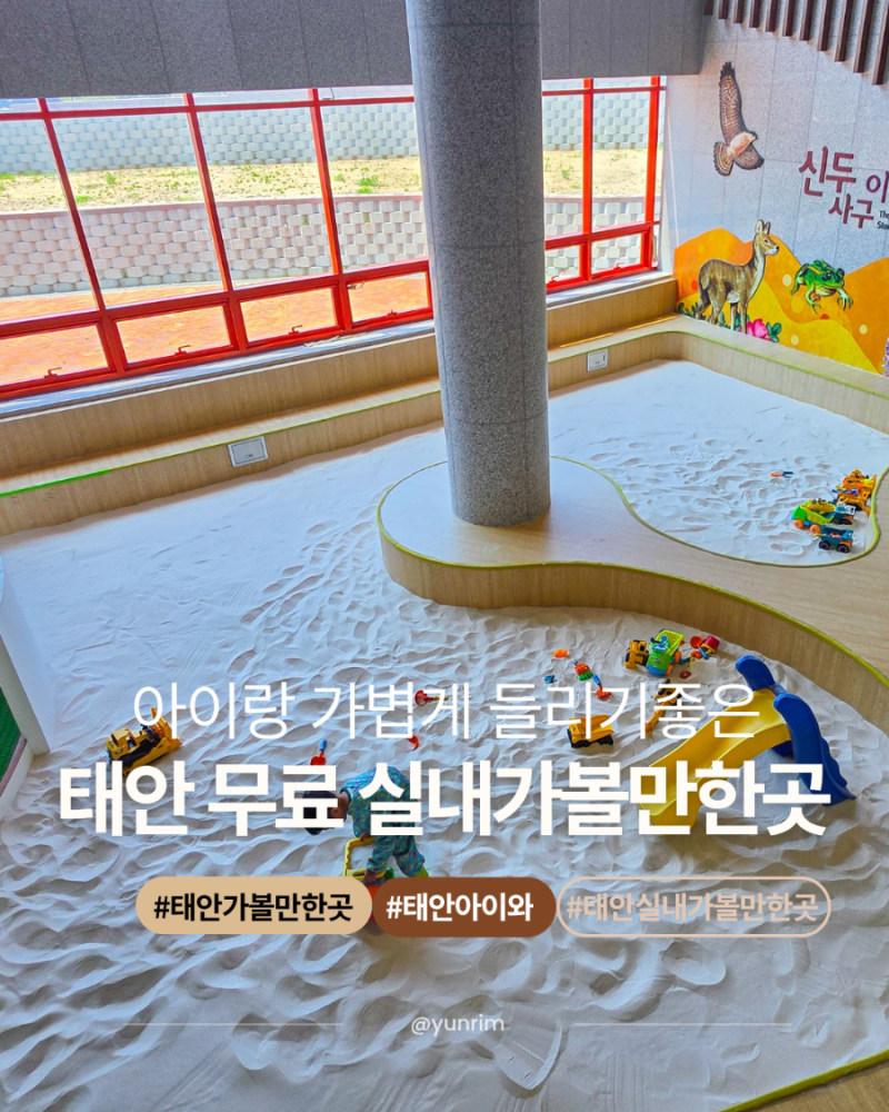 충남 태안 실내 아이와 가볼만한곳, 너무 더워 들어갔는데 1시간이 금방이었던 무료 실내 여....