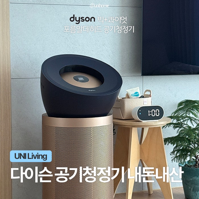 다이슨 빅콰이엇 <b>포름알데히드</b> 6개월 사용 후기 ⎮ 넓은 거실 공기....