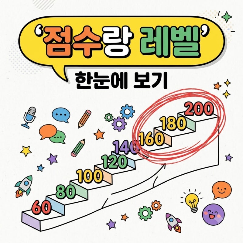 토익스피킹 점수와 레벨별 토익 평균 점수 한눈에 확인하기