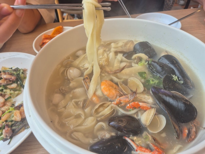 [속초] 바다제면 -속초해수욕장 앞 해물칼국수맛집