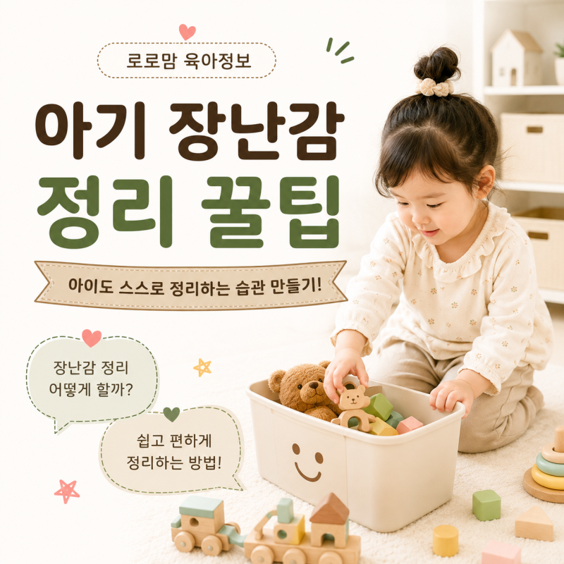 아기 장난감 정리 어떻게 할까? 아이도 스스로 정리하는 꿀팁 총정리