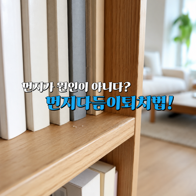 먼지다듬이 원인은 먼지가 아니다? 번식 막는 퇴치법