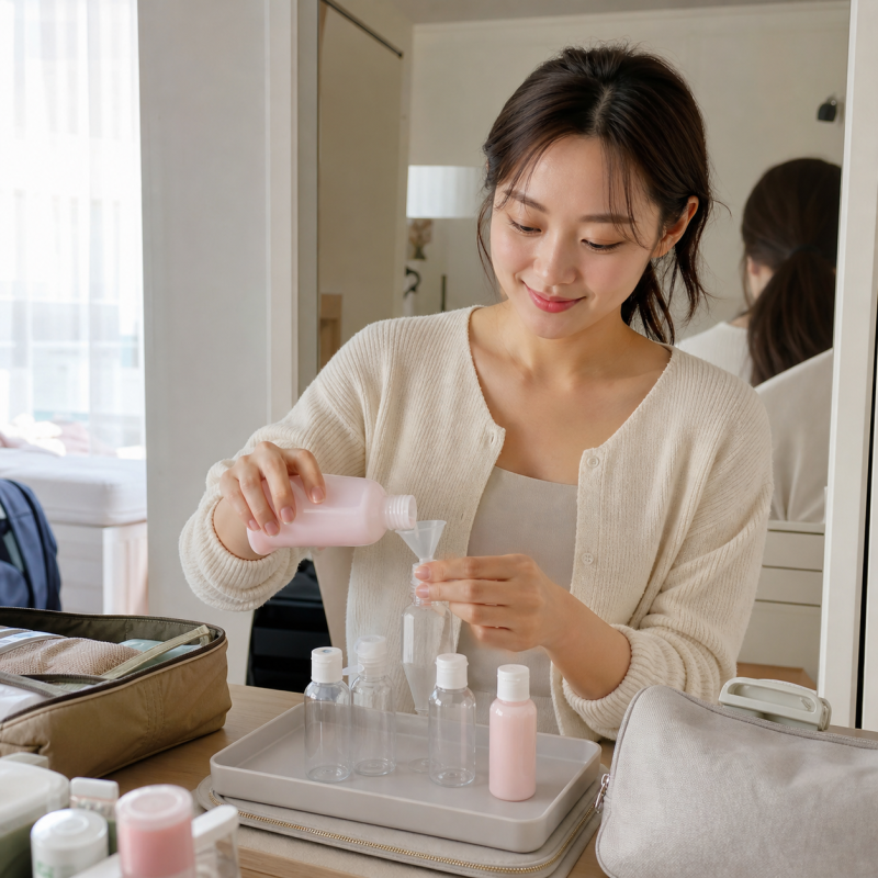 여행용 공병 세트 고르는 법｜기내 액체류 반입 용량과 누수 방지 체크