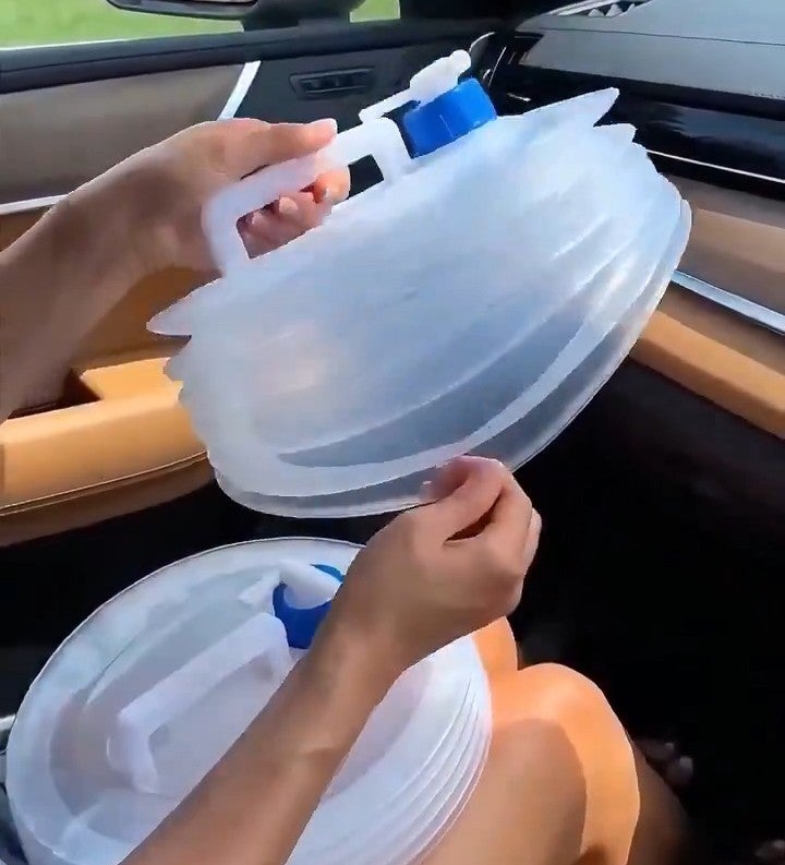 캠핑 접이식 물통 15L 추천? 장점과 단점 구매후기 정리