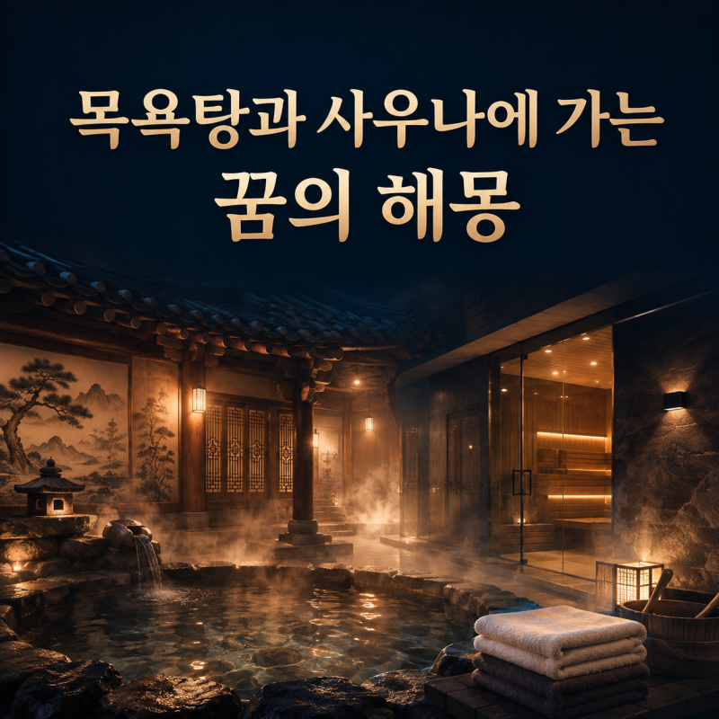 목욕탕과 사우나에 가는 꿈의 해몽