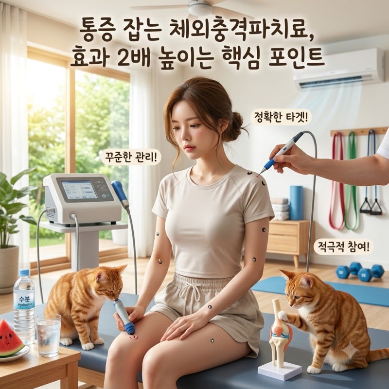 "통증 잡는 체외충격파치료" 효과 2배 높이는 핵심 포인트