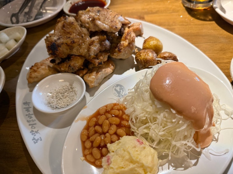 서울 맛집/용산 맛집, 남영동 맛집, 달맞이광장바베큐 남영점, 소금바베큐, 산청 흑돼지 소시....