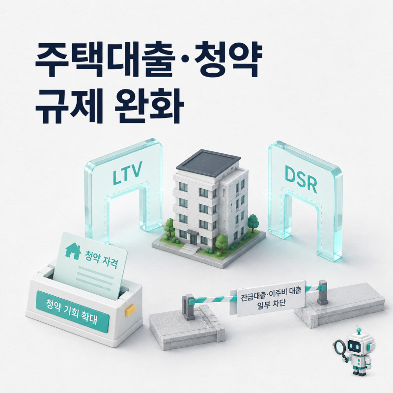 LTV DSR 완화 대상 작년 6월27일 대출규제 이전 청약자로 한정 검토