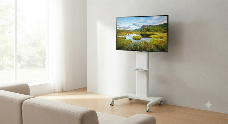 삼성 4K UHD 스마트 사이니지 TV 방문설치부터 이동식 스탠드까지 총정리