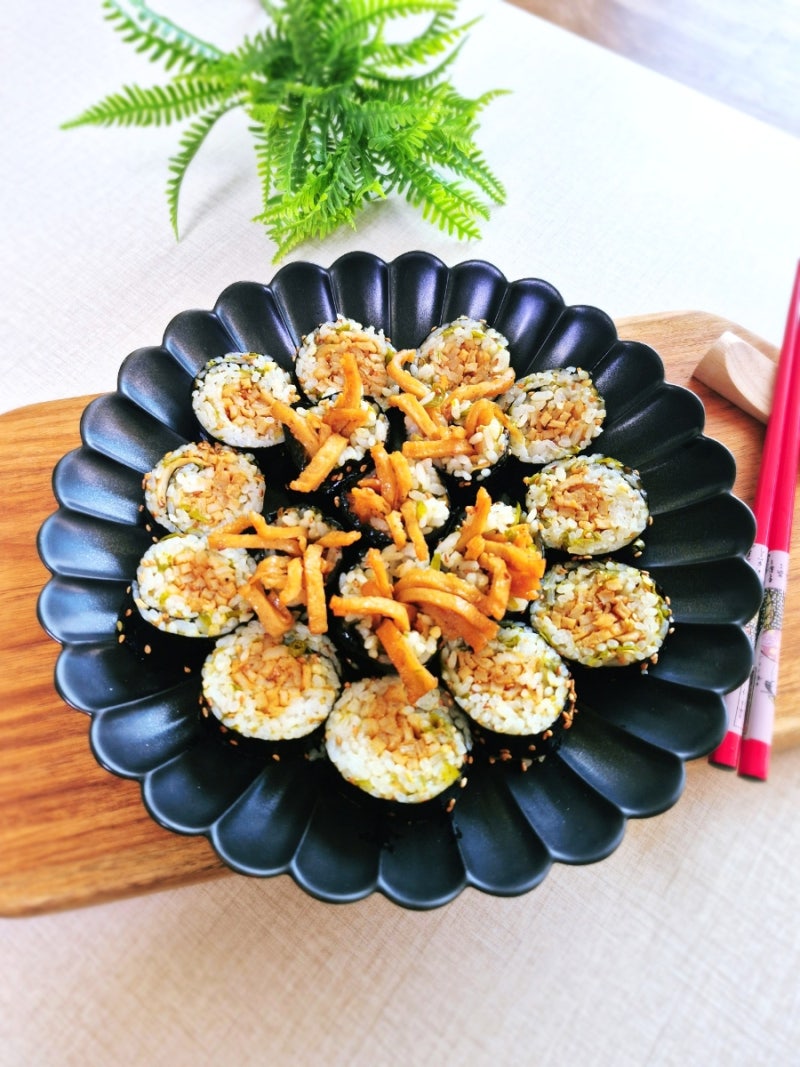 땡초김밥 레시피 간단 김밥 청양고추 다대기 김밥 만들기