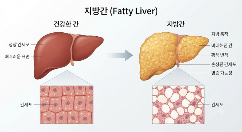 지방간 관리 영양제, 정말 먹으면 좋아질까? 효능과 부작용 총정리