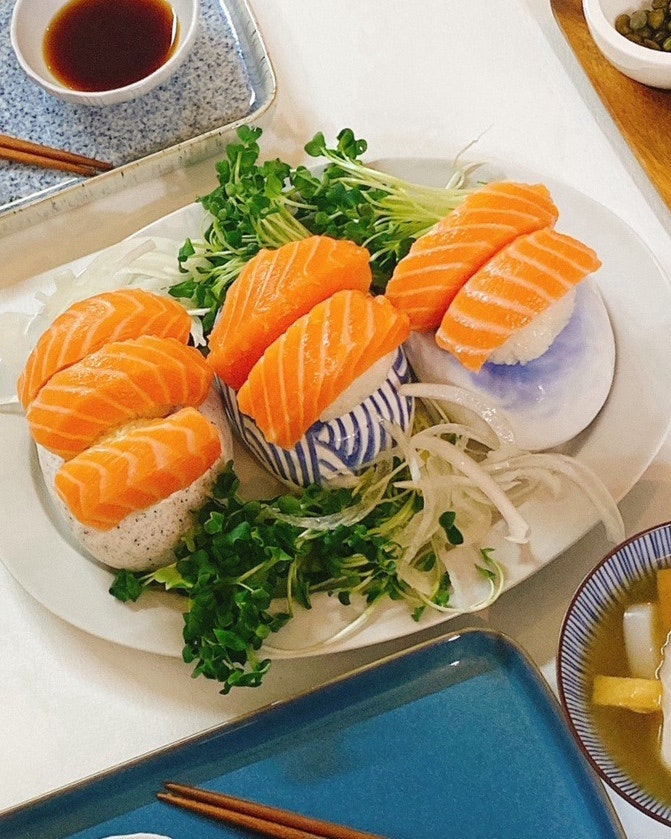 연어초밥 만들기 집에서 이 맛이? 초대리 단촛물 비율 타르타르소스 레시피