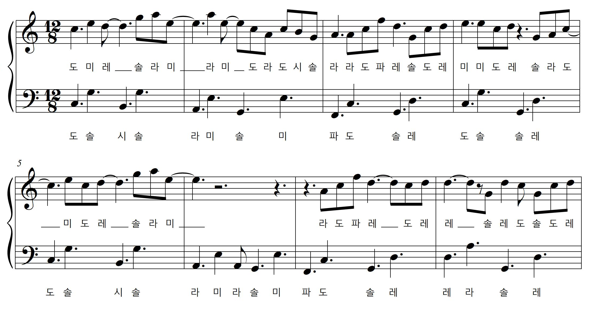 조용필 - 바람의 노래ㅣ쉬운 계이름 피아노악보