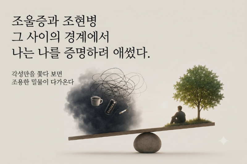 조울증인 줄 알았는데 조현병이었다.레쓰비 한 캔으로 조울증과 조현병을 구분한다.